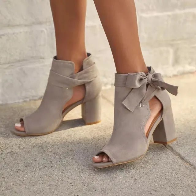 Arabella – Elegant Lace - Up Ankle Boots - Boots - Flaro