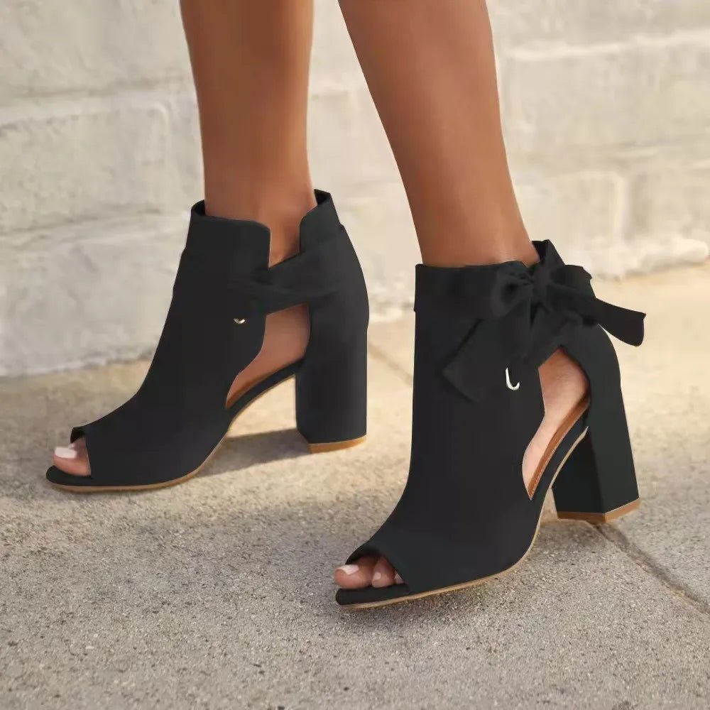Arabella – Elegant Lace - Up Ankle Boots - Boots - Flaro