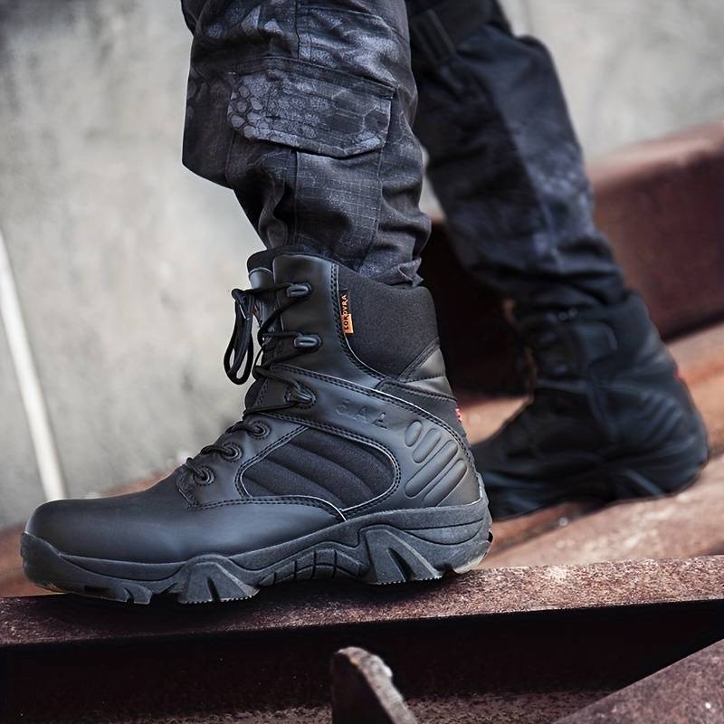 Atlas 2.0 - Indestructible Tactical Boots for Men - Black - 4.5