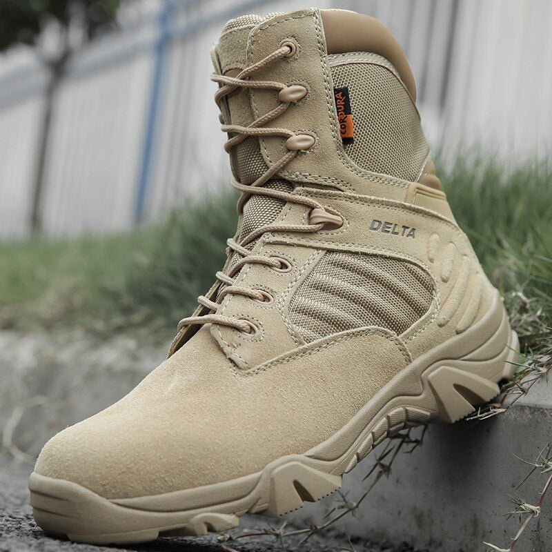 Atlas 2.0 - Indestructible Tactical Boots for Men - Beige - 4.5