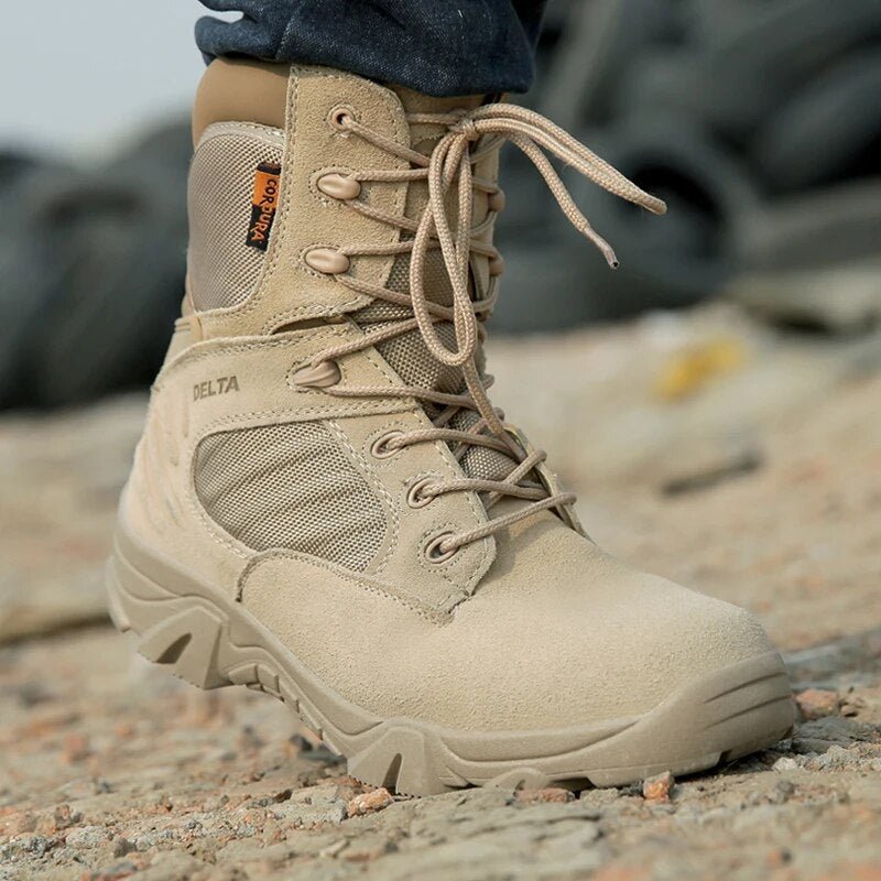 Atlas 2.0 - Indestructible Tactical Boots for Men - Beige - 4.5