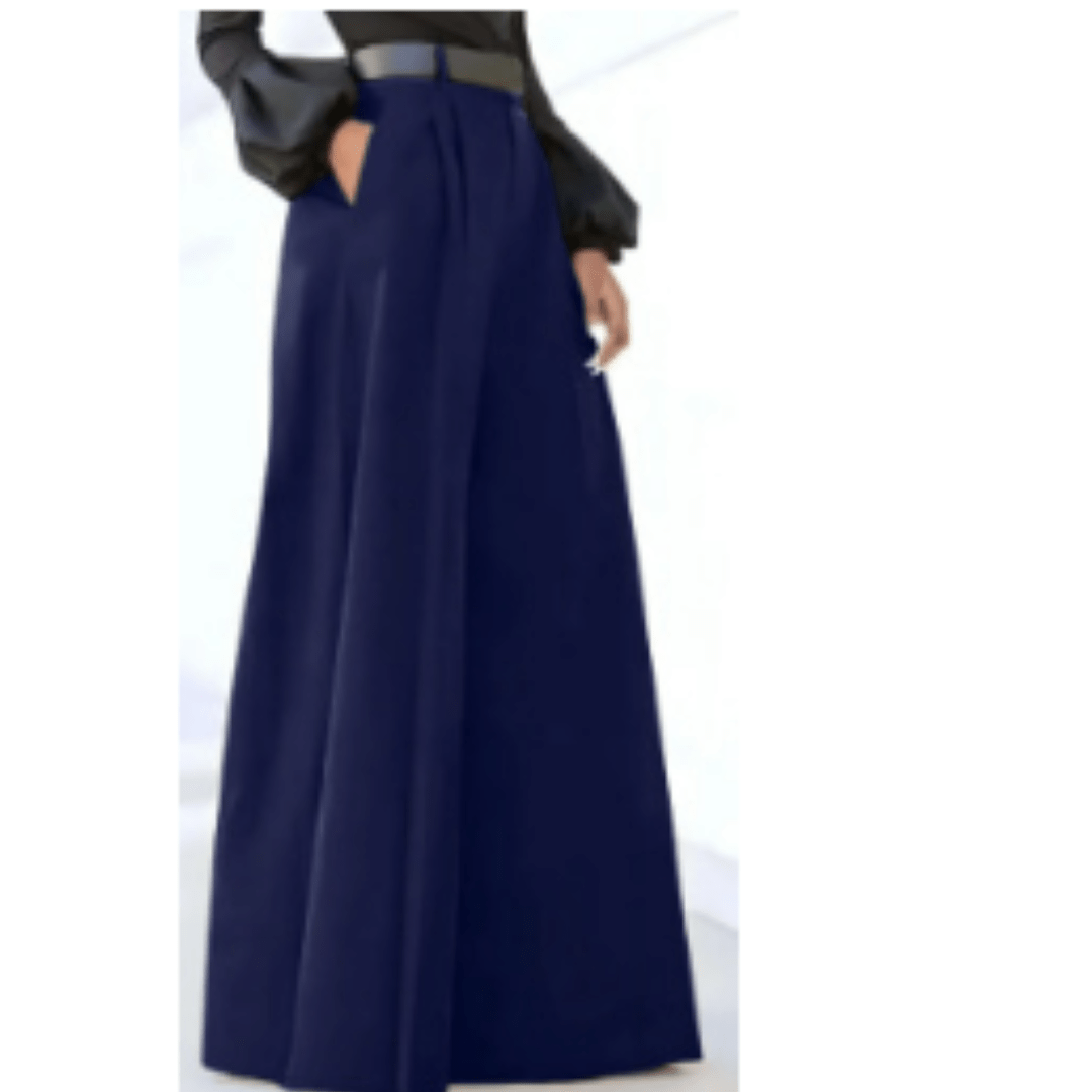Clara – Elegant Wide Leg Trousers for Women - Pants - Flaro