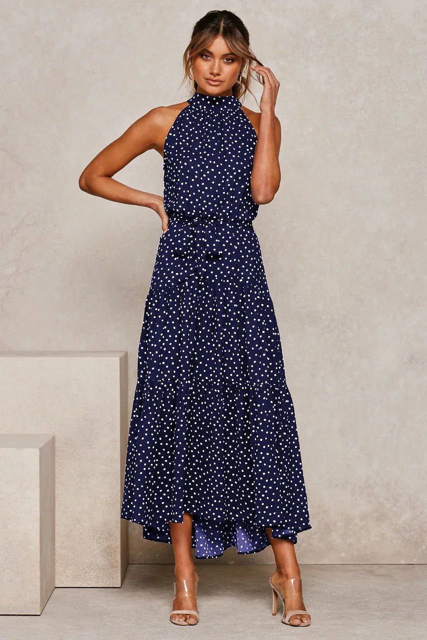 Clara – Polka - Dot Casual Summer Dress - Dresses - Flaro