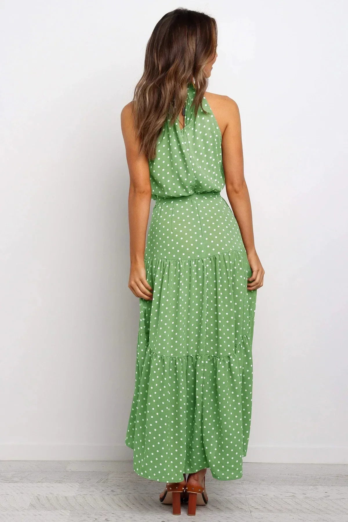 Clara – Polka - Dot Casual Summer Dress - Dresses - Flaro