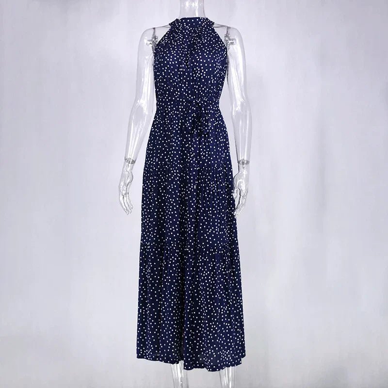 Clara – Polka - Dot Casual Summer Dress - Dresses - Flaro