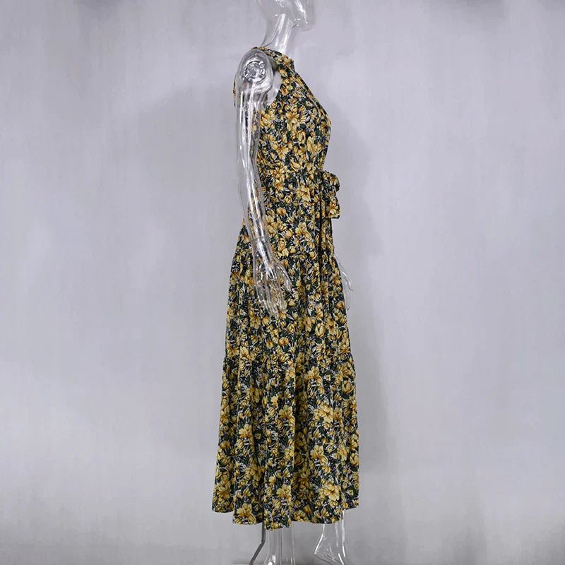 Clara – Polka - Dot Casual Summer Dress - Dresses - Flaro