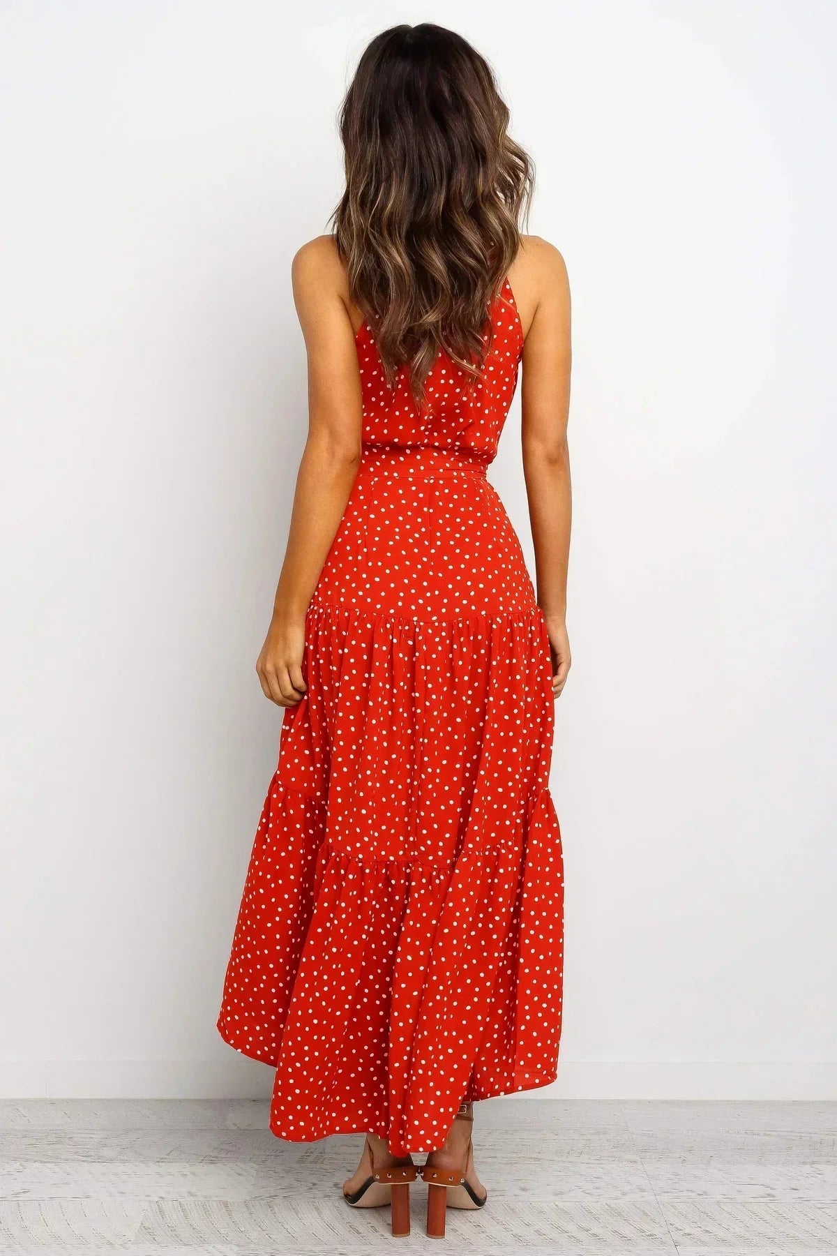 Clara – Polka - Dot Casual Summer Dress - Dresses - Flaro