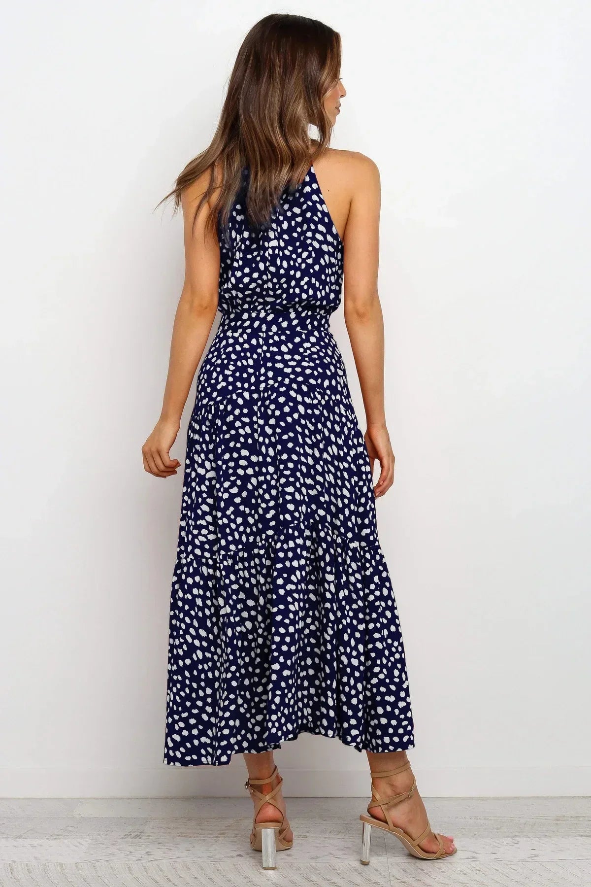 Clara – Polka - Dot Casual Summer Dress - Dresses - Flaro
