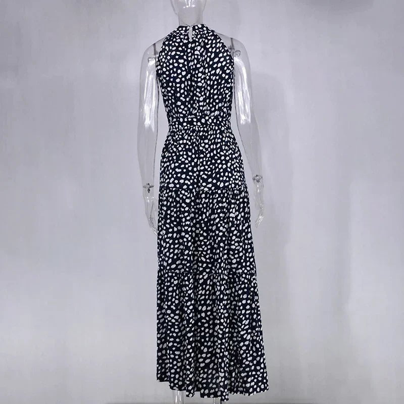 Clara – Polka - Dot Casual Summer Dress - Dresses - Flaro