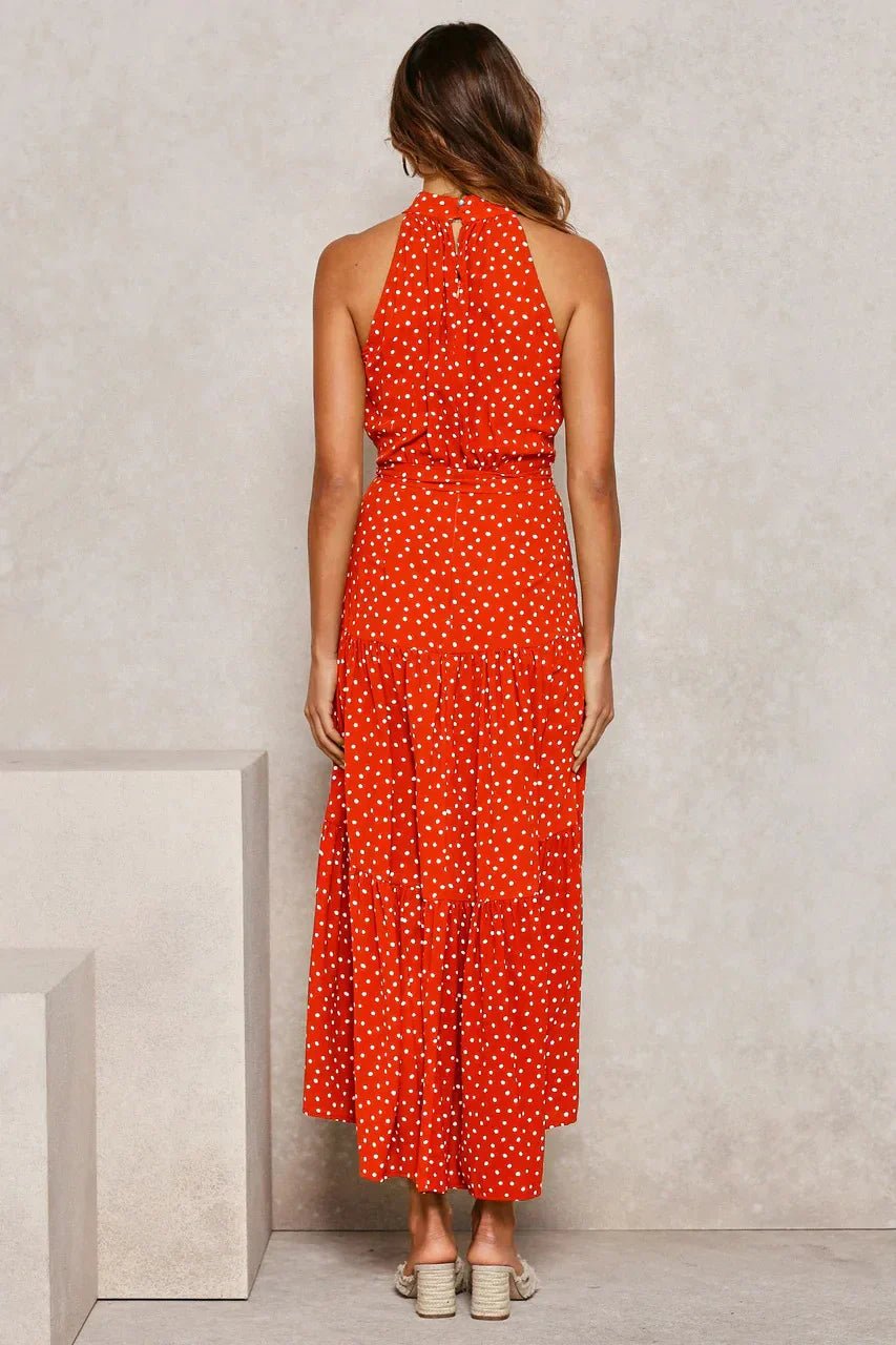 Clara – Polka - Dot Casual Summer Dress - Dresses - Flaro