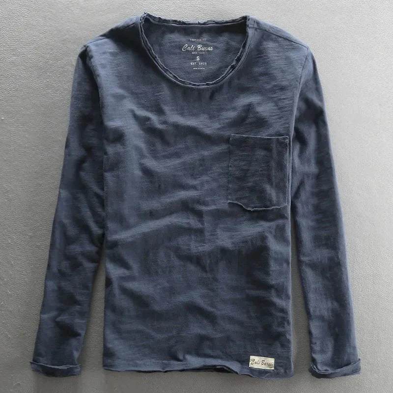 Dominique – Elegant Oversized Shirt - Navy - S