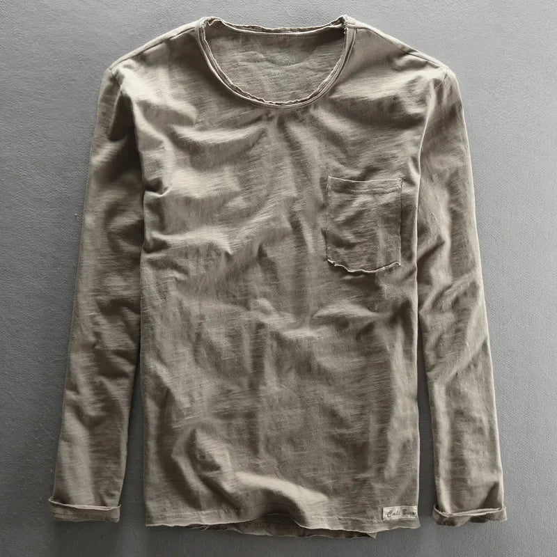 Dominique – Elegant Oversized Shirt - Khaki - S