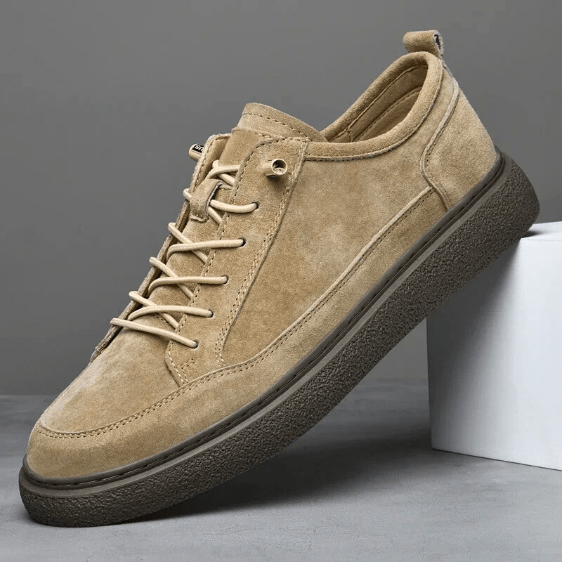 Elias – Elegant Suede Sneakers - Sneakers - Flaro