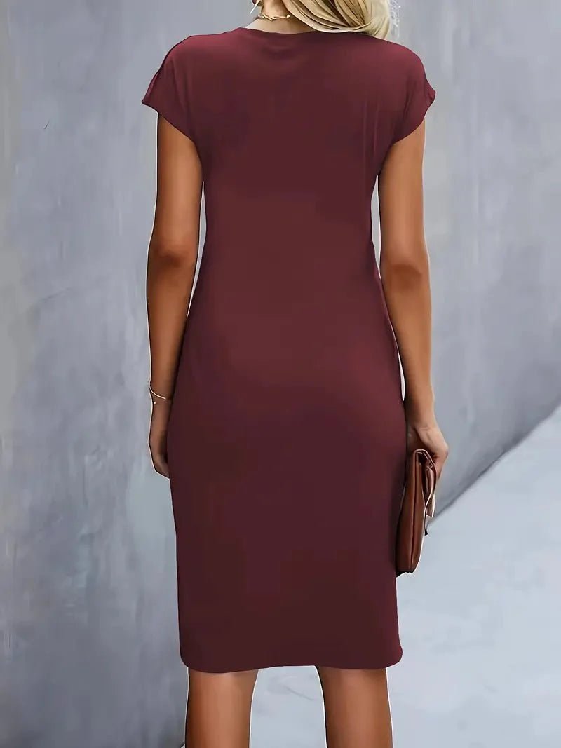 Elina – Elegant Midi Dress - Dress - Flaro