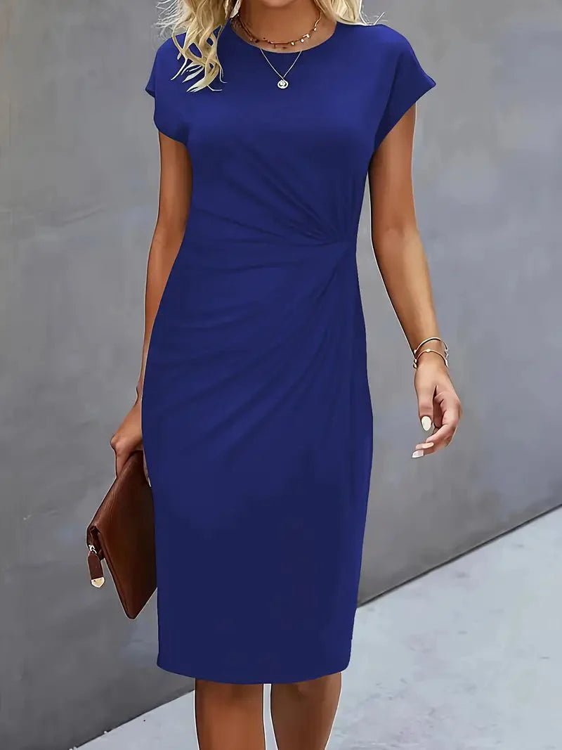 Elina – Elegant Midi Dress - Dress - Flaro