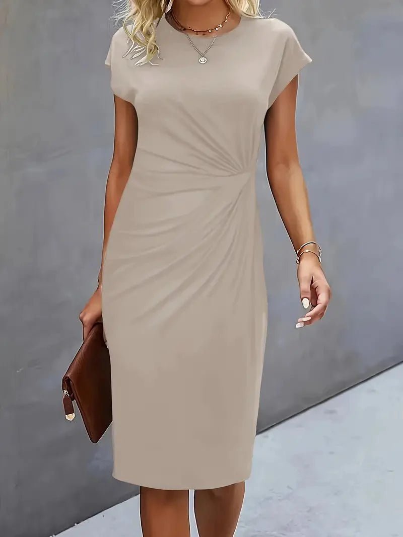 Elina – Elegant Midi Dress - Dress - Flaro