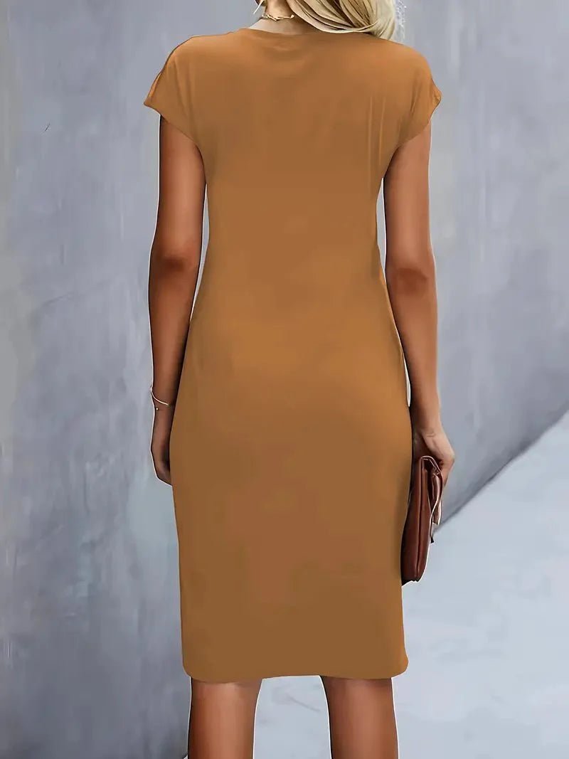 Elina – Elegant Midi Dress - Dress - Flaro