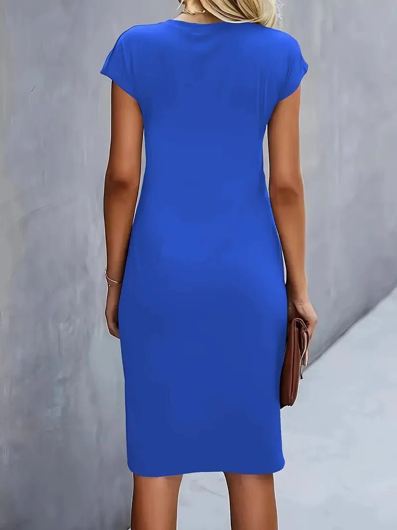 Elina – Elegant Midi Dress - Dress - Flaro