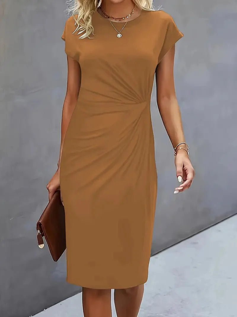 Elina – Elegant Midi Dress - Dress - Flaro
