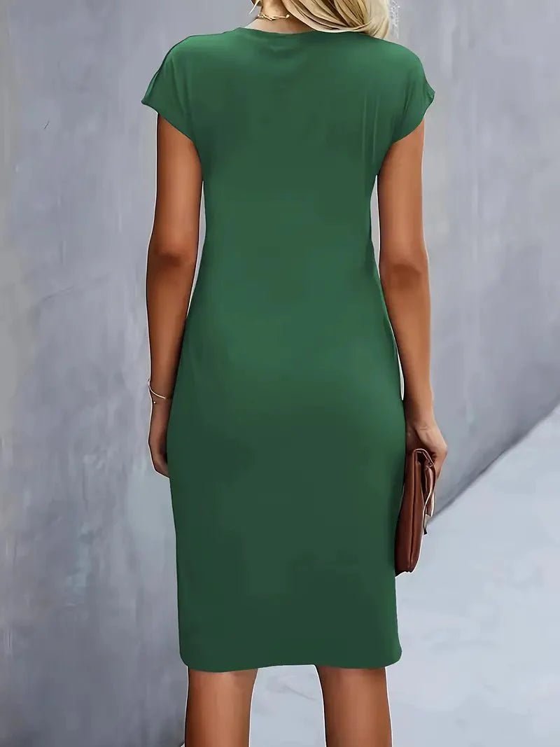 Elina – Elegant Midi Dress - Dress - Flaro