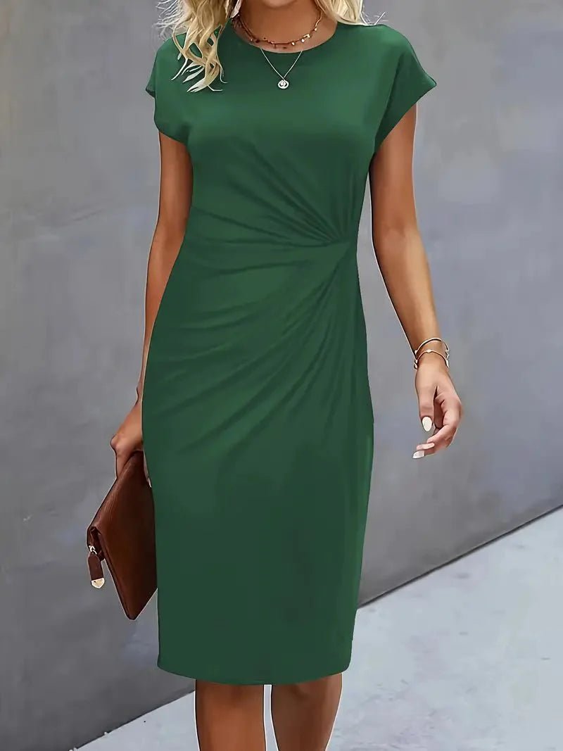 Elina – Elegant Midi Dress - Dress - Flaro
