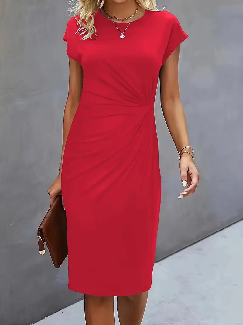 Elina – Elegant Midi Dress - Dress - Flaro
