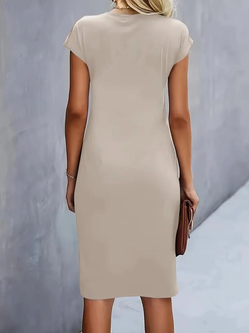 Elina – Elegant Midi Dress - Dress - Flaro