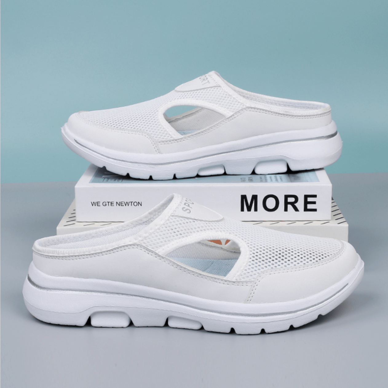 FlexiFit - Open Orthopaedic Shoes - White - 4