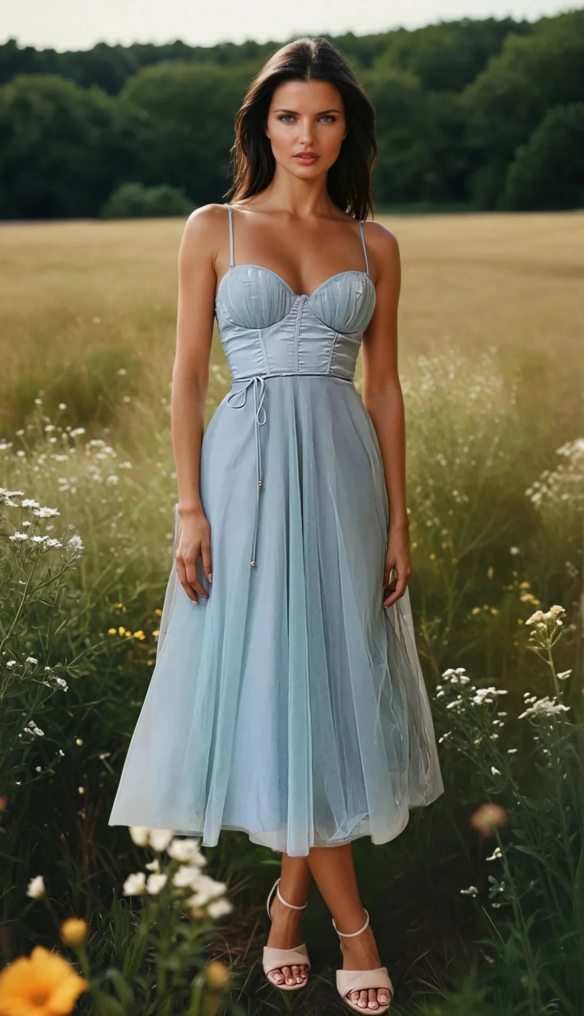 Hannah – Elegant Chiffon Dress - Dress - Flaro