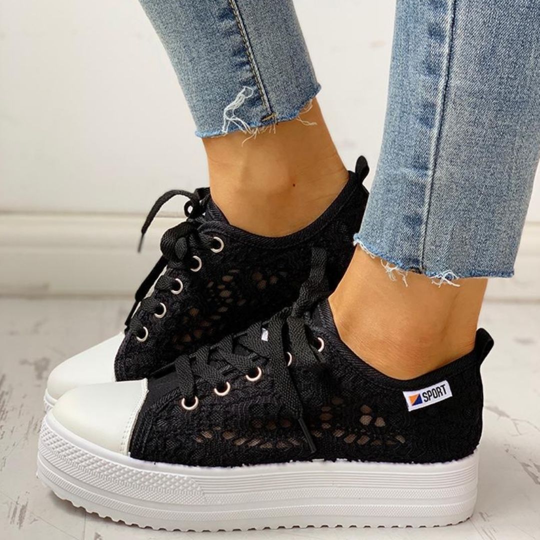 Leona – Elegant Women's Sneakers - Shoes - Flaro