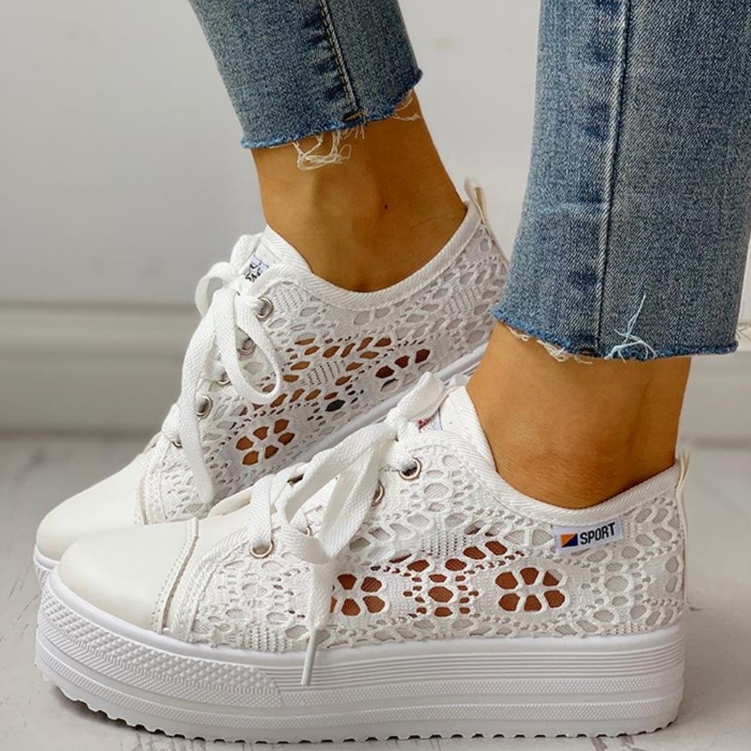 Leona – Elegant Women's Sneakers - Shoes - Flaro