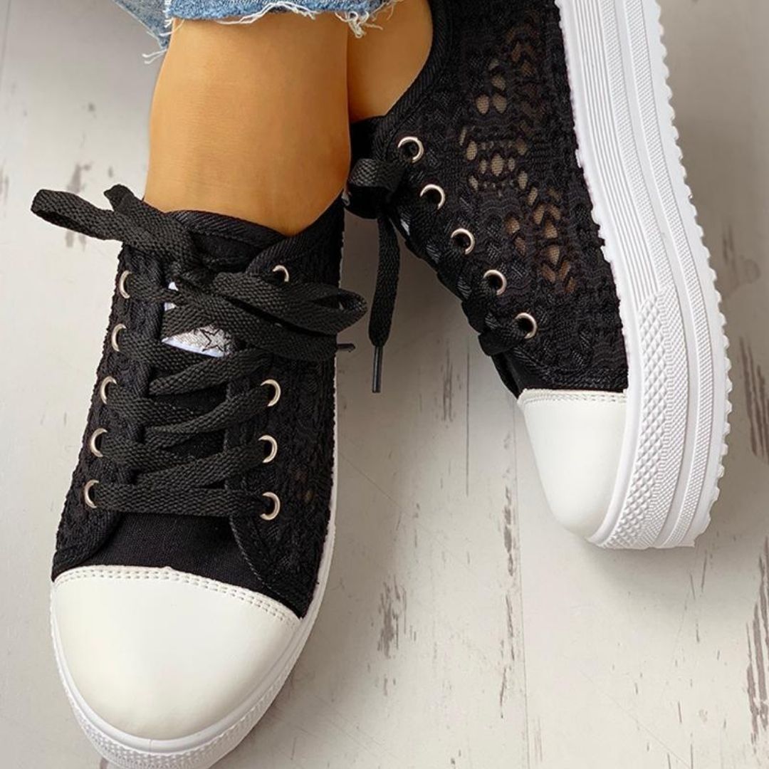 Leona – Elegant Women's Sneakers - Shoes - Flaro