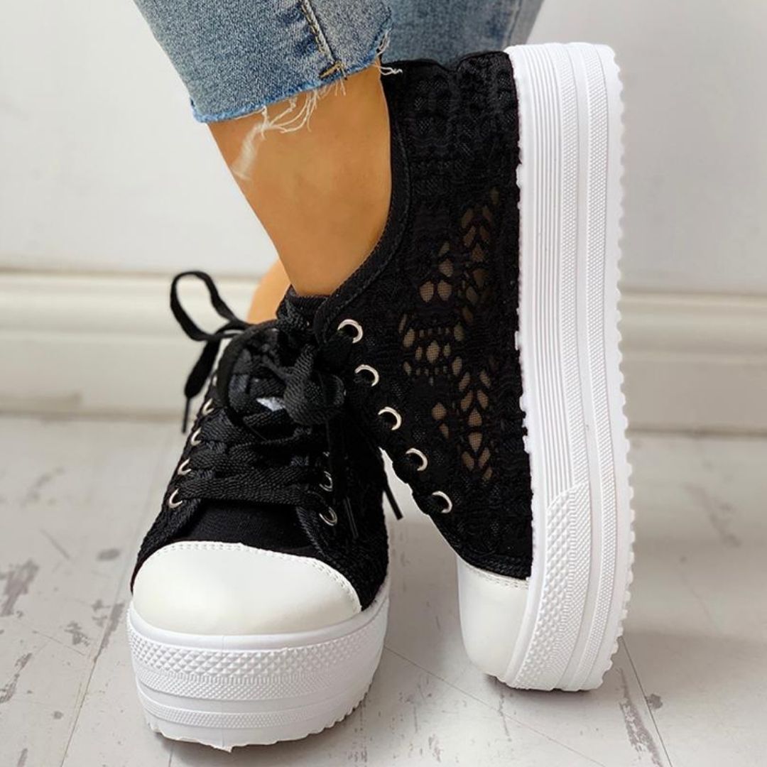Leona – Elegant Women's Sneakers - Shoes - Flaro