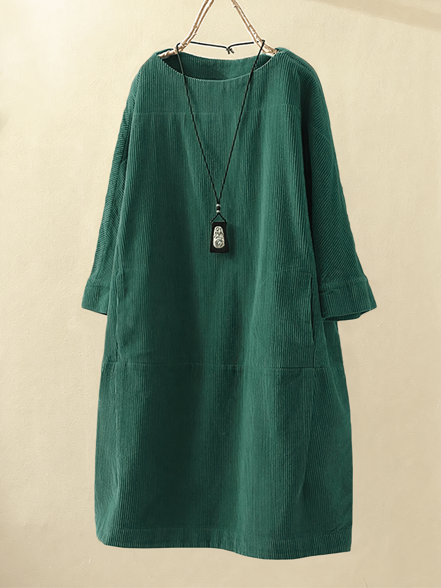 Liora – Elegant A - Line Cord Dress - Dress - Flaro
