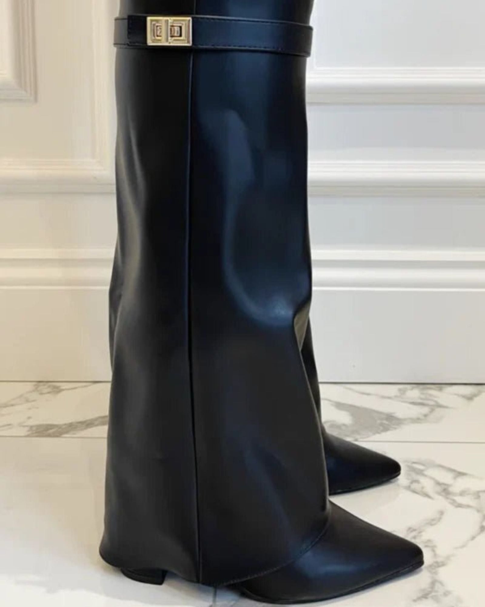 Lisa Luxurious Boots – Elegant Ladies' Boots - Black Leather - 3