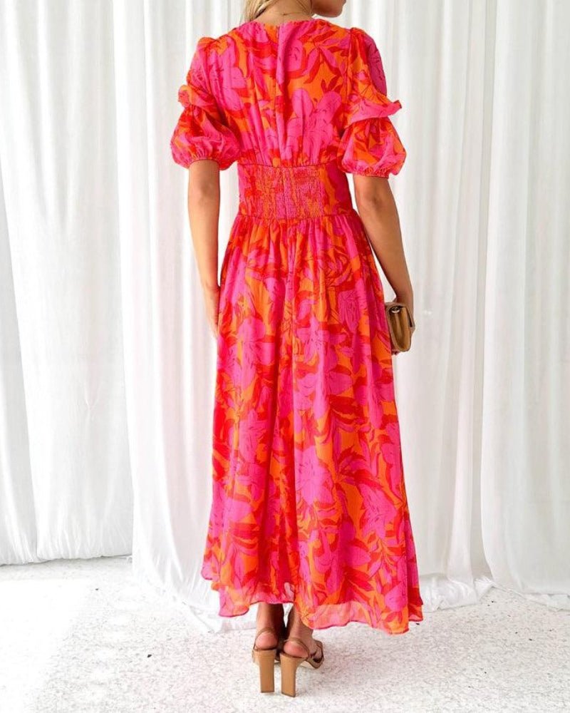 Lorina – Elegant Maxi Dress - Dress - Flaro