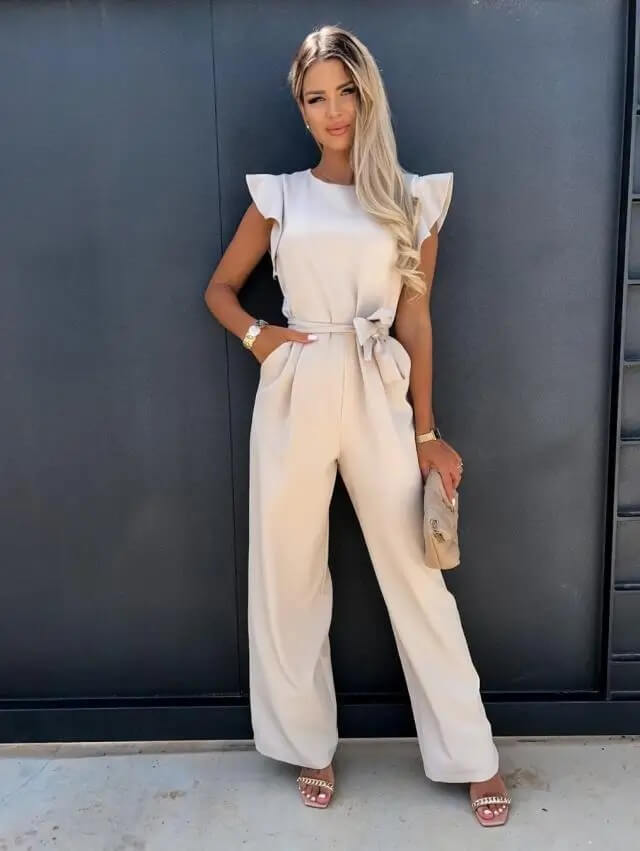 Marnie – Stylish Relaxed Fit Jumpsuit - Jumpsuit - Flaro