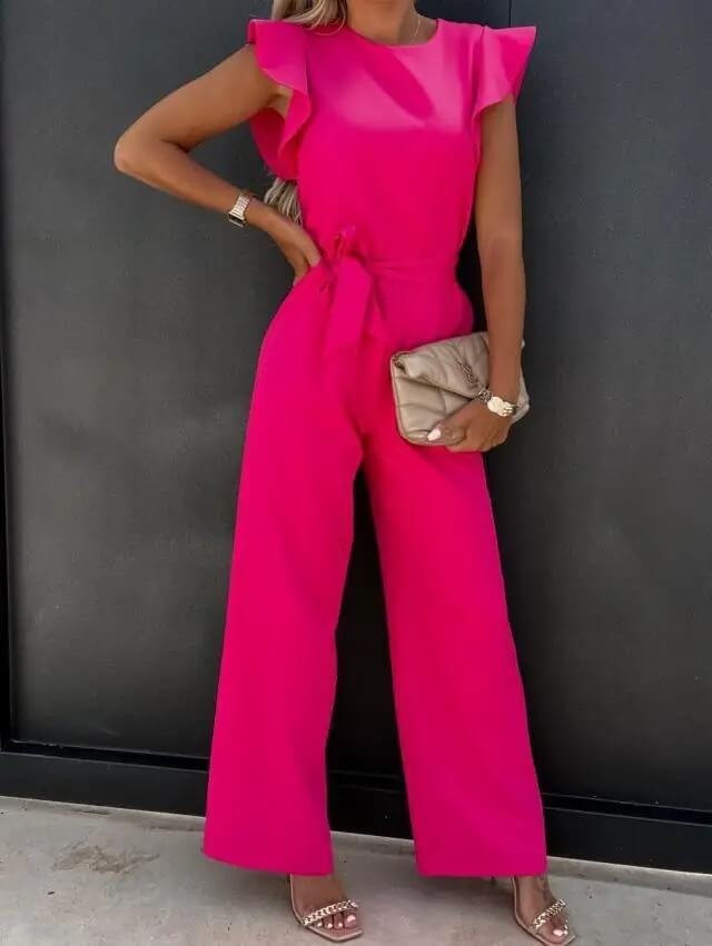 Marnie – Stylish Relaxed Fit Jumpsuit - Jumpsuit - Flaro