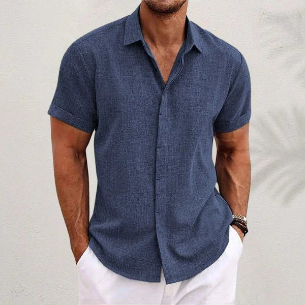 Matteo – Stylish Short - Sleeve Shirt - Polo shirt - Flaro