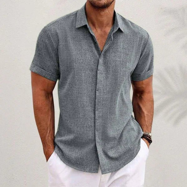 Matteo – Stylish Short - Sleeve Shirt - Polo shirt - Flaro