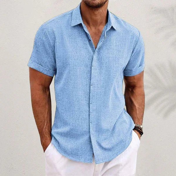 Matteo – Stylish Short - Sleeve Shirt - Polo shirt - Flaro