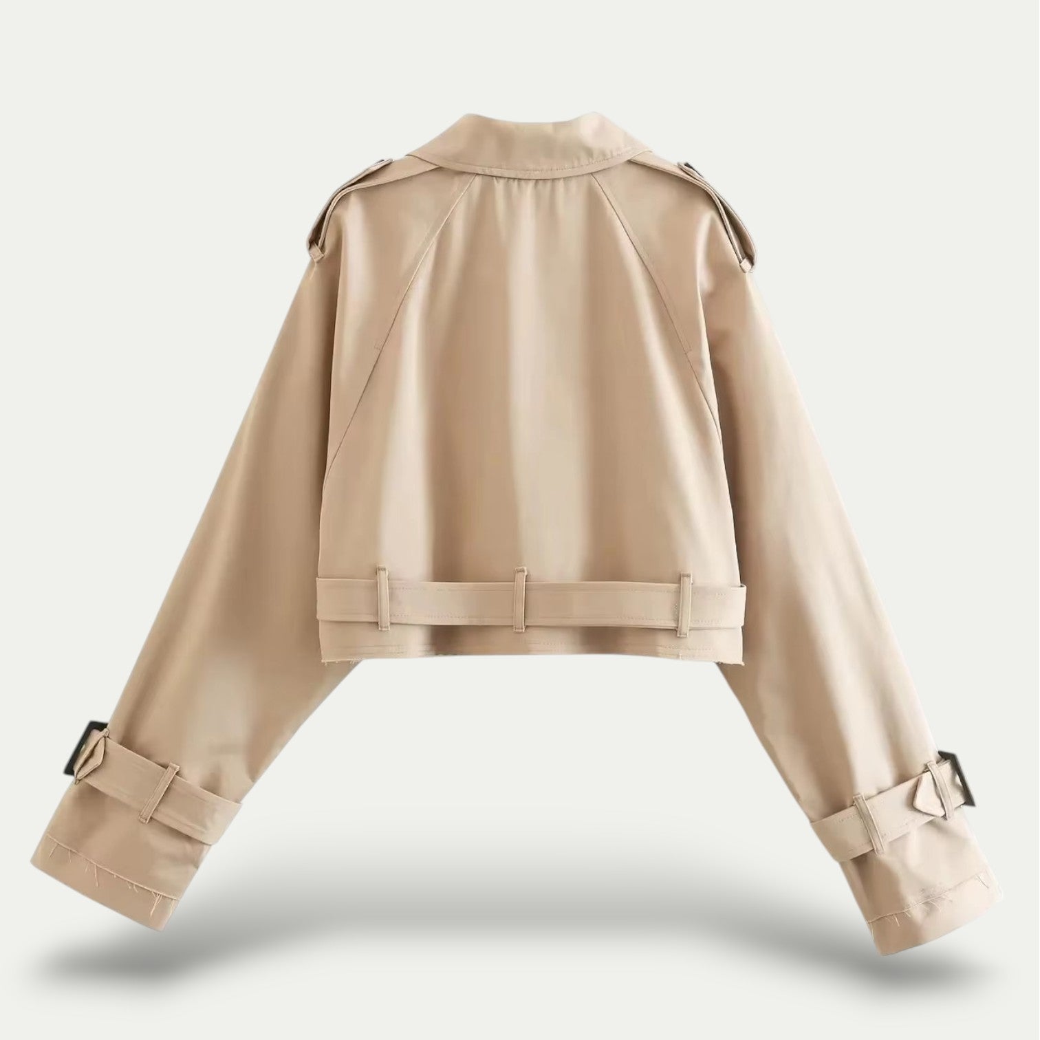Mila – Elegant Vintage Trench Coat Made from High - Quality Fabric - Coat - Flaro