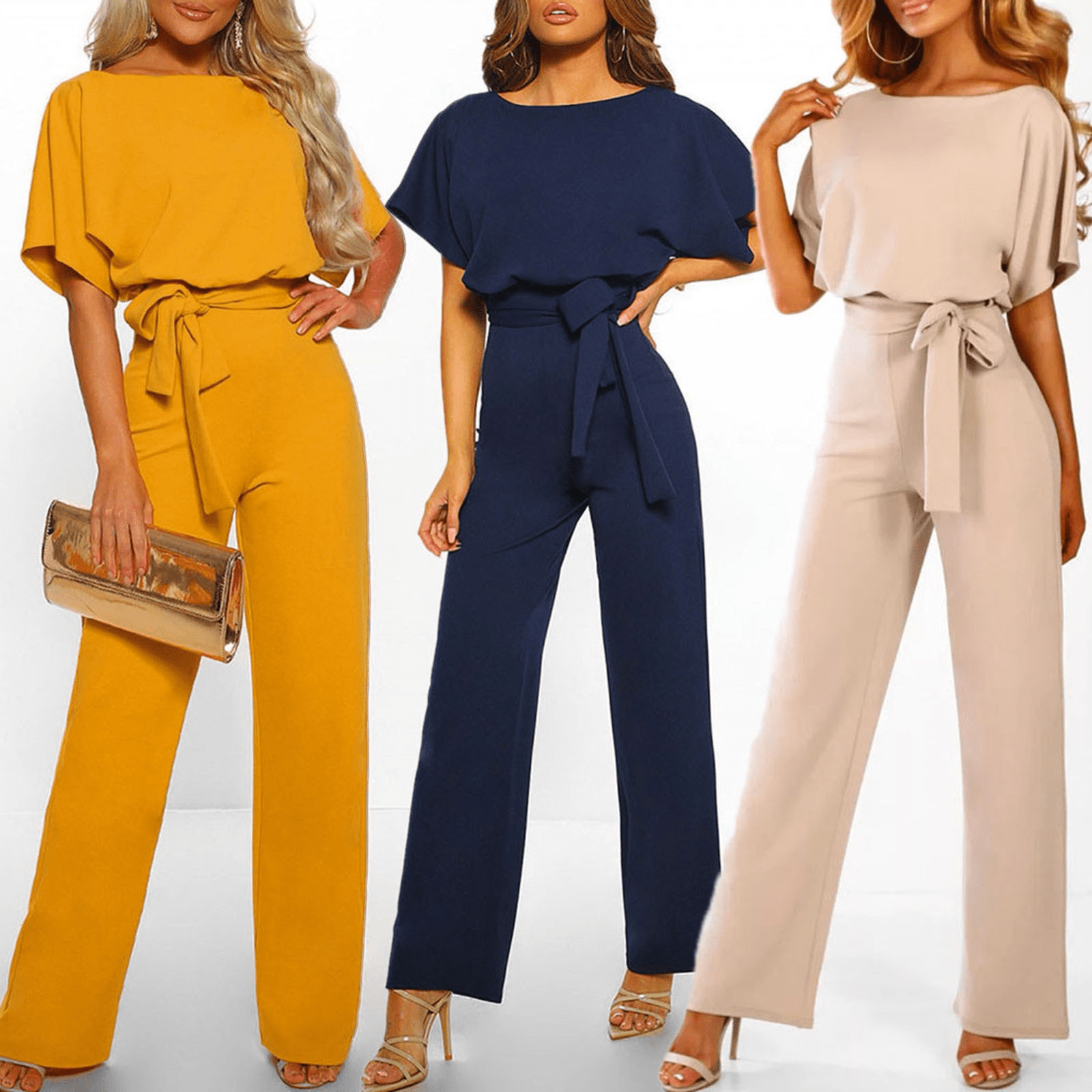Noelia – Stylish Relaxed Fit Jumpsuit - Jumpsuit - Flaro