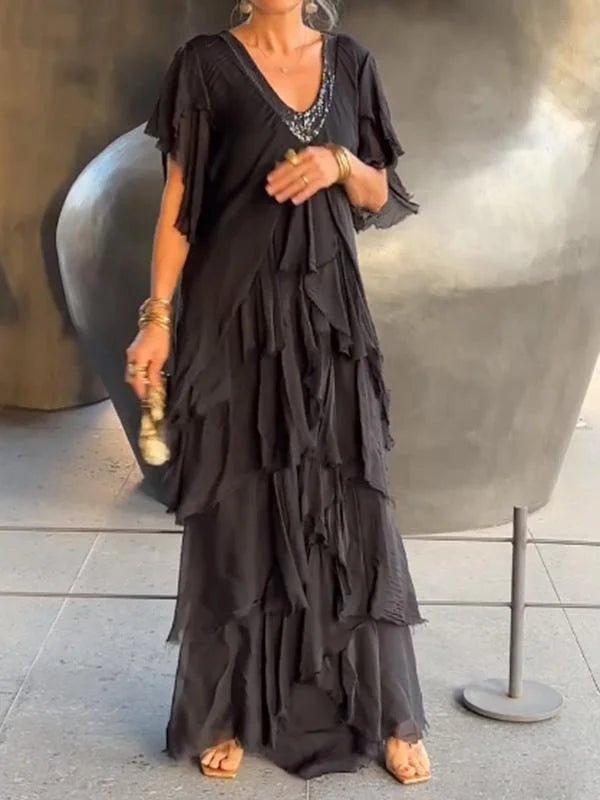 Ottilie – Flowing Maxi Dress - Dress - Flaro