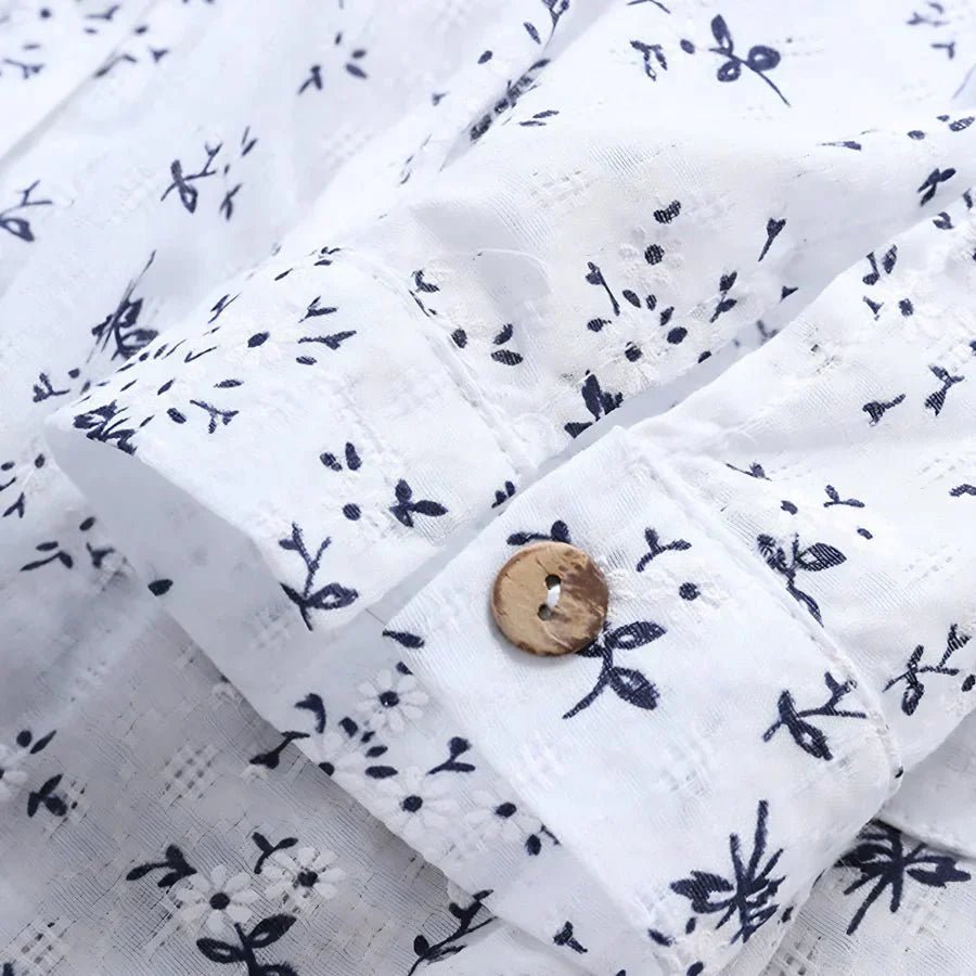 Vera – Romantic Blouse - Blue - S