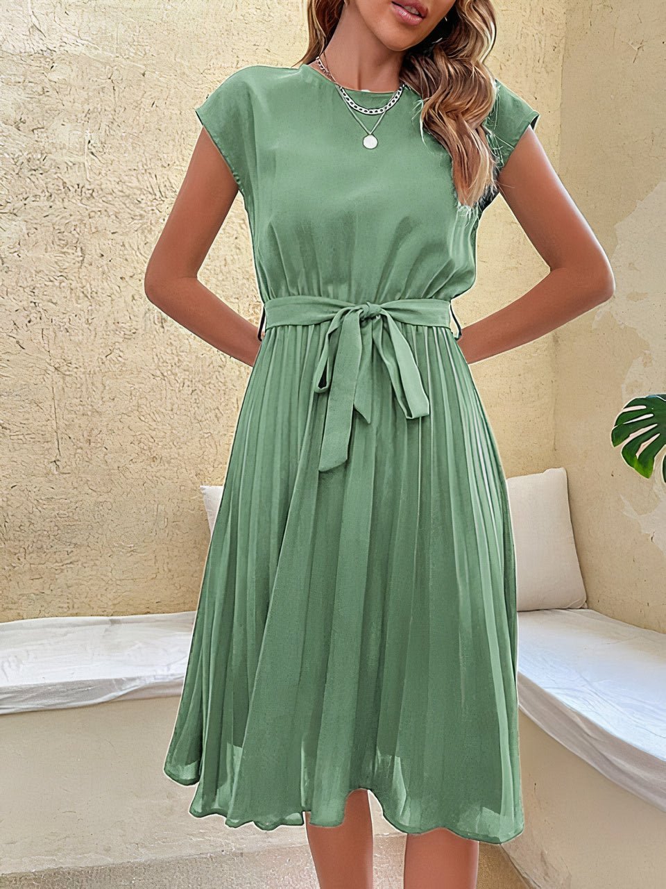 Zaira – Elegant Summer Dress - Dress - Flaro