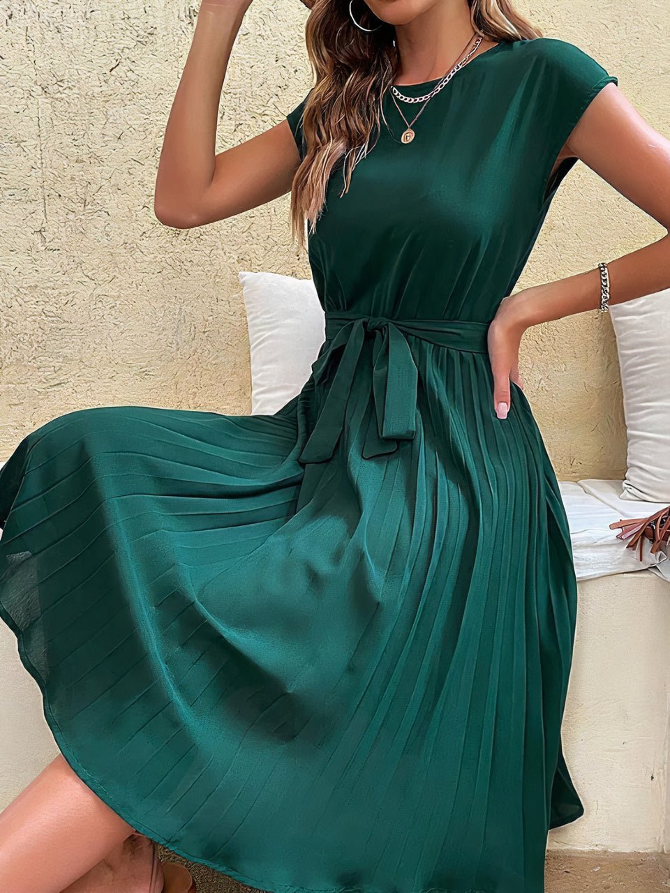 Zaira – Elegant Summer Dress - Dress - Flaro