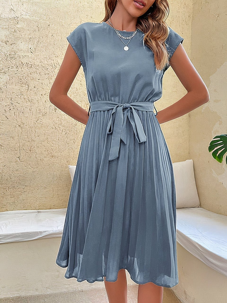 Zaira – Elegant Summer Dress - Dress - Flaro