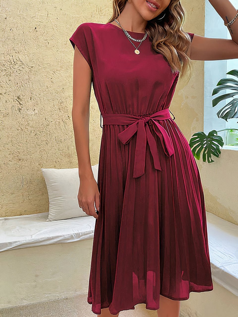 Zaira – Elegant Summer Dress - Dress - Flaro
