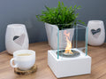 Biofireplace freestanding Smart white structural matte